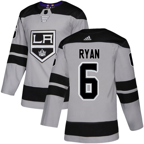 Adidas Los Angeles Kings #6 Joakim Ryan Gray Alternate Authentic Stitched Youth NHL Jersey->youth nhl jersey->Youth Jersey